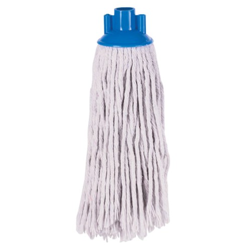 Насадка для швабры МОП веревочная для швабры, крепление еврорезьба, хлопок, длина 31 см, 220 г, ЛАЙМА "Бюджет"
