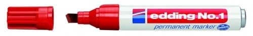 Перманентный маркер Edding E-1/2, красный, (толщина линии 1-5мм) , E-1#2 Перманентный маркер Edding E-1/2, красный, (толщина линии 1-5мм) , E-1#2