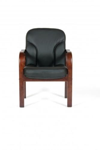 Офисное кресло Chairman 658 кожа черная