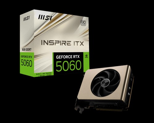 Видеокарта MSI GeForce RTX 5060 8G INSPIRE ITX OC