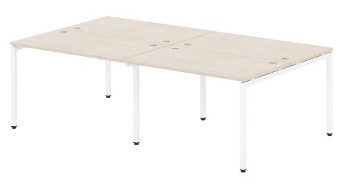 Бенч-система XTEN-S 240x140,  бук тиара/белый Бенч-система XTEN-S 240x140,  бук тиара/белый
