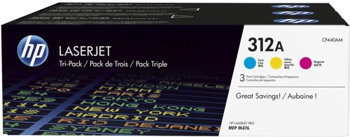 Картридж лазерный HP 312A CF440AM CMY для M476 (3шт/уп)