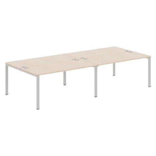 Бенч-система XTEN-S60 XS6WST 3214, бук тиара/алюминий, 3200х1406х750 мм Бенч-система XTEN-S60 XS6WST 3214, бук тиара/алюминий, 3200х1406х750 мм