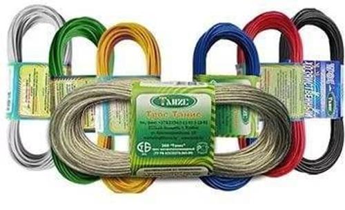 Шнур с армированной проволокой в ПВХ ШХА-2.0мм. 20м. 50 шт. Танис