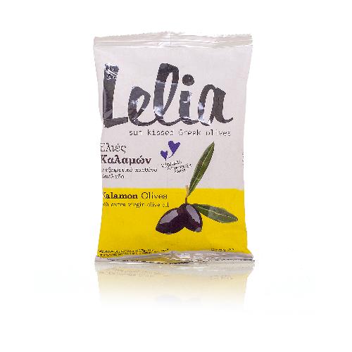Оливки с/к в оливковом масле Каламата Lelia 275г д/пак ЭЛЛАДА