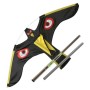 Отпугиватель птиц визуальный динамический Коршун, воздушный змей, комплект с флагштоком 4,7 м