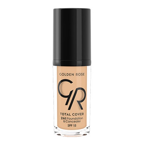 Крем-консилер тональный для лица Golden Rose Total Cover 2in1 Foundation & Concealer - 003 2в1