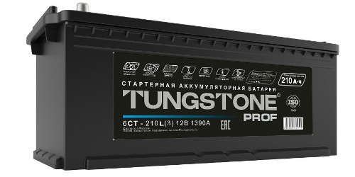 Аккумулятор Tungstone Prof 6СТ-210L(3)