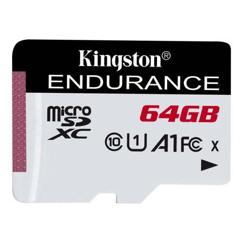 Карта памяти microSDXC Kingston High Endurance, 64 Гб, UHS-I Class 10 U1 A1