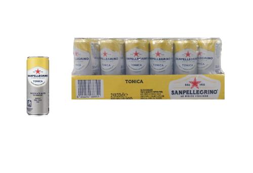 Напиток SanPellegrino Tonica с экстр плодов цитрусовых cр/газ 0,33л 24шт/уп
