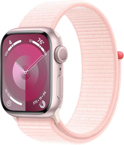 Смарт-часы Apple Watch Series 9 A2978 41мм OLED корп.розовый(MR953ZP/A)