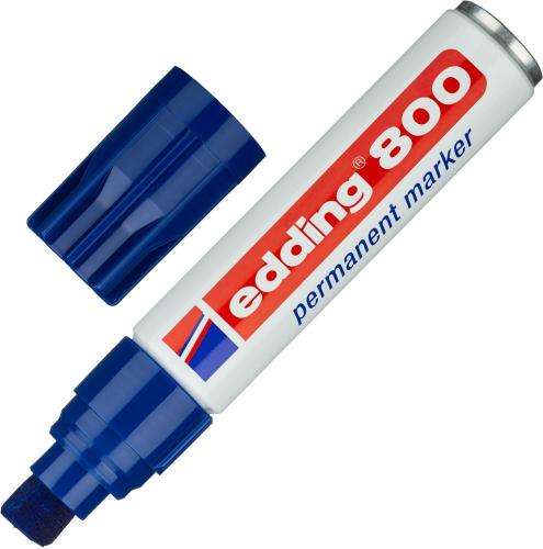 Маркер перманентный EDDING 800/3 синий 4-12 мм скошенный наконеч