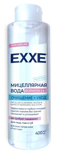 Вода мицеллярная EXXE Очищение+уход 400 мл С0006676