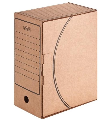 Архивный короб с вырубным замком Attache 150 мм 320x150x240 ( уп. 5 шт) 809769 Архивный короб с вырубным замком Attache 150 мм 320x150x240 ( уп. 5 шт) 809769