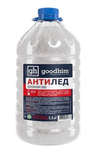 Реагент противогололедный сухой GOODHIM 500 №31 ПЭТ 5,5 кг