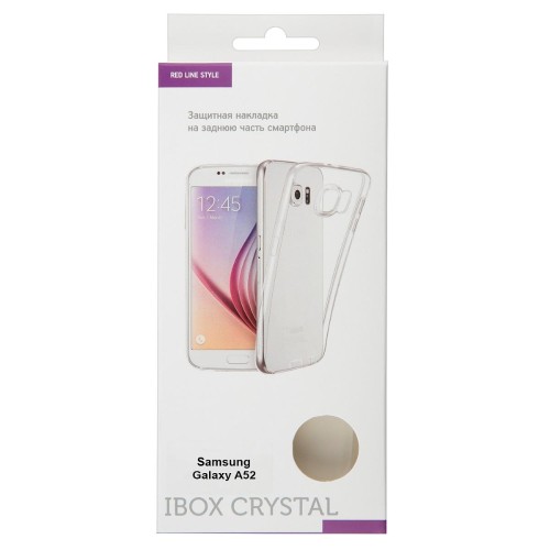 Чехол -крышка Red Line iBox Crystal для Samsung Galaxy A52, пр, УТ000023931