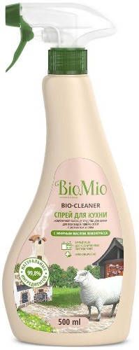 Чистящее средство для кухни BioMio BIO-CLEANER спрей лемонграсс 500мл