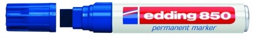 Перманентный маркер Edding E-850/3, синий, (толщина линии 5-16мм), E-850#3 Перманентный маркер Edding E-850/3, синий, (толщина линии 5-16мм), E-850#3