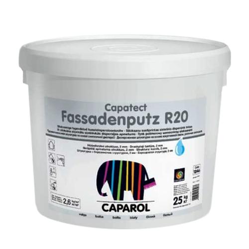 Caparol Capatect Fassadenputz R20 Дисперсионная структурная штукатурка, белый, 25 кг