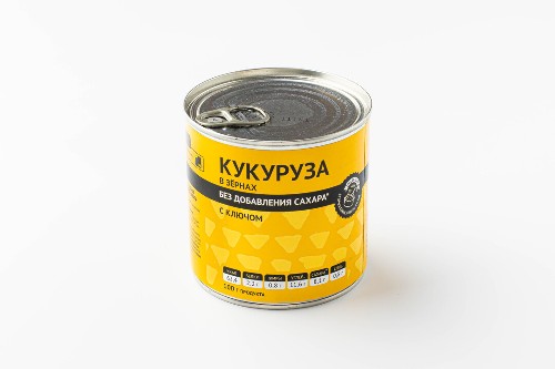 Кукуруза в зернах без доб. сахара