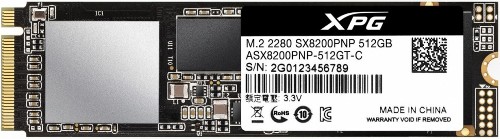 Твердотельный накопитель XPG SX8200 Pro ASX8200PNP-512GT-C Твердотельный накопитель XPG SX8200 Pro ASX8200PNP-512GT-C