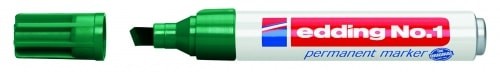 Перманентный маркер Edding E-1/4, зелёный, (толщина линии 1-5мм) , E-1#4 Перманентный маркер Edding E-1/4, зелёный, (толщина линии 1-5мм) , E-1#4