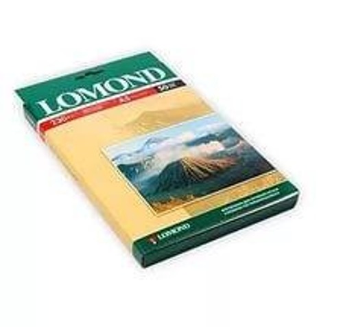 Фотобумага LOMOND Одностороняя Глянцевая 230г/м2, A5(21x15)/50л.