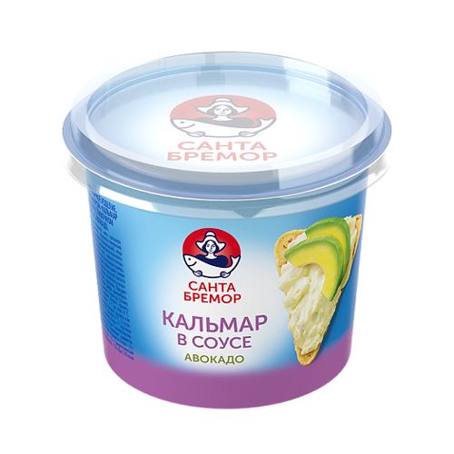 Паста с кальмаром "Кальмар рубленый в сливочном соусе" с авокадо 1/150 - 6 шт