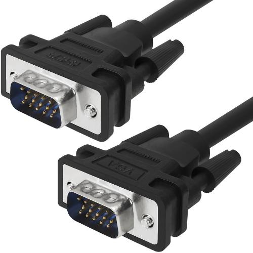 Кабель SVGA  серый  1.8м   dual link 15M / 15M  ферритовые кольца 15M / 15M Premium, 28/28 AWG, двойной экран Greenconnect VGA (m) - VGA (m) 1.8м