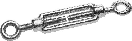 ЗУБР DIN 1480, М16, кованая натяжная муфта, 2 шт, талреп кольцо-кольцо, Профессионал (4-304375-16)