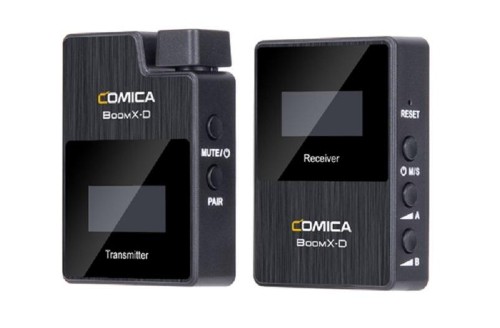 Радиосистема Comica BoomX-D D1 Black, трансмиттер, ресивер, TRS-TRRS