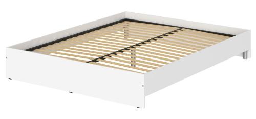 Кровать без изголовья KANN 160 см, белый