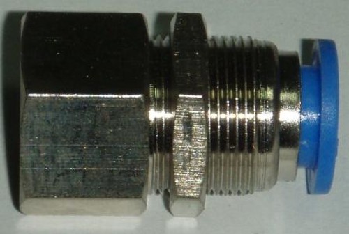 Пневмофитинг цанговый прямой с внутренней резьбой PMF 10-03 (R3/8")