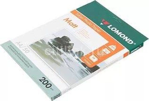 Фотобумага LOMOND Двусторонняя Матовая/Матовая  A4/200/50л.