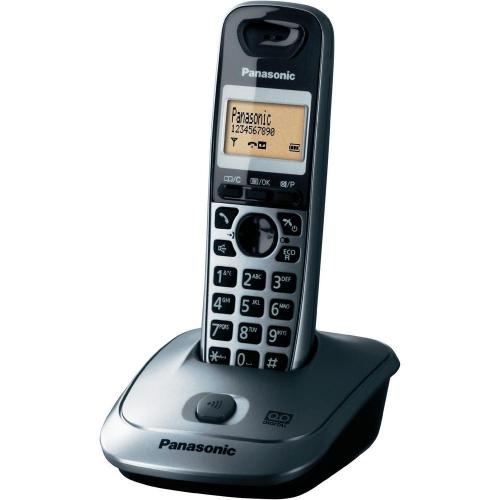 Радиотелефон Dect Panasonic KX-TG2521RUT темно-сер метал (KX-TG2521RUT)