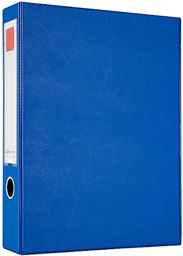 Короб архивный Comix с металлическим зажимом и карманом синий, A1236 BU