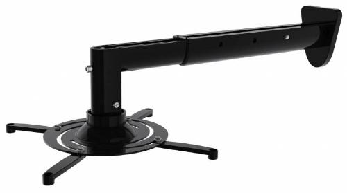 Кронштейн для проектора Cactus черный макс.23кг настенный и потолочный поворот и наклон CS-VM-PR05BL-BK
