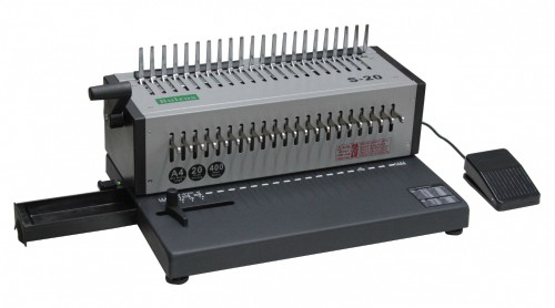 Электрический переплётчик Bulros S-20 на пластиковую пружину BB-D-PLB-S-20-yes-yes-El