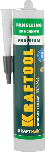 KRAFTOOL DECOR, 310 мл, белый, монтажный клей для молдингов (41349)