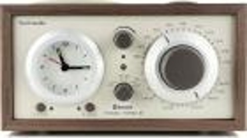 Радиоприемник и радиочасы Tivoli Model Three BT, бежевый/орех (Classic Walnut)