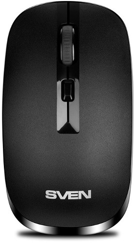 Беспроводная мышь SVEN RX-260W чёрная (2,4 GHz, 3+1кл. 800/1200/1600DPI, блист.) Sven RX-260W Беспроводная мышь SVEN RX-260W чёрная (2,4 GHz, 3+1кл. 800/1200/1600DPI, блист.) Sven RX-260W