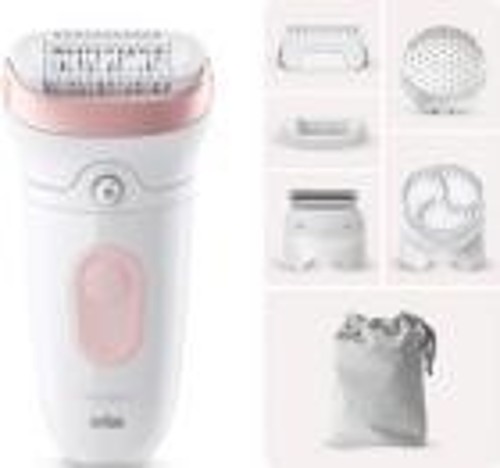 Эпилятор и электробритва для женщин Braun S7 SE 7-060 Flamingo (5392), с бритвенной насадкой и щеткой для тела