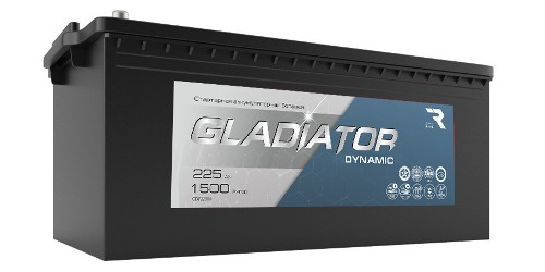Аккумулятор GLADIATOR dynamic 6СТ-225L(3)