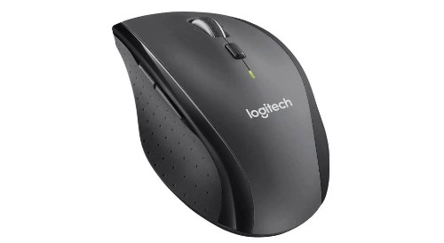 Logitech Мышь беспроводная M705, лазерная, 1000 dpi, USB, серый/чёрный.