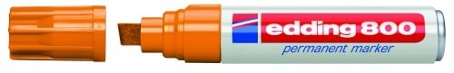 Перманентный маркер Edding E-800/6 оранжевый (толщина линии 4-12 мм), E-800#6 Перманентный маркер Edding E-800/6 оранжевый (толщина линии 4-12 мм), E-800#6