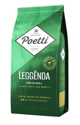 Кофе Poetti Leggenda Original молотый, 250г