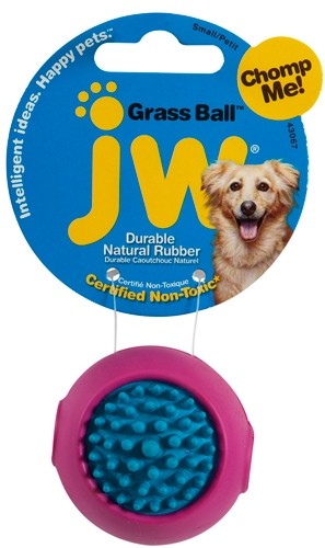 J.W. JW43069 Игрушка д/собак Мяч с "ежиком" большой, каучук
