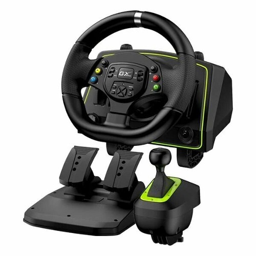 Игровой руль Genius SpeedMaster X2, проводное подключение, виброотдача, чёрный