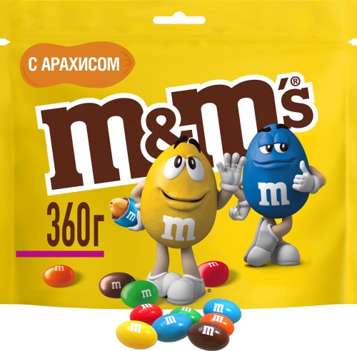 Драже M&M`s с арахисом 360г