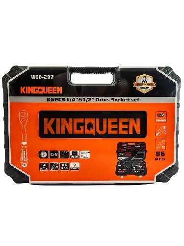 Набор инструментов KINGQUEEN 86 пред, 72 зуба WIB-297